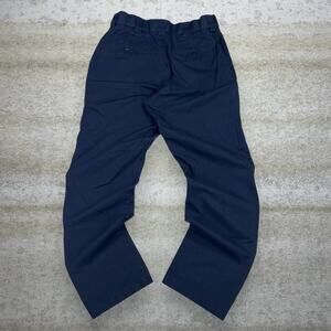 Vintage 90s 5.11 Double Knees Tactical Pants 34x34 Baggy Fit Navy Blue Cargos